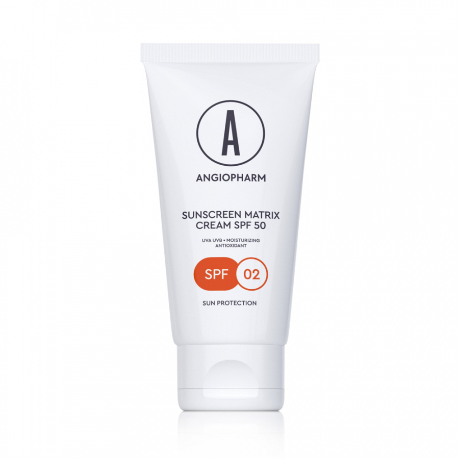 Angiopharm Солнцезащитный крем SPF 50, 50 мл