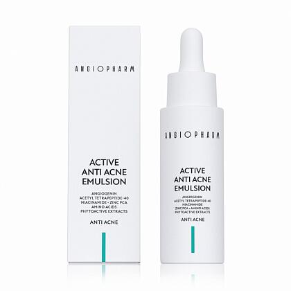 Angiopharm Активная эмульсия для проблемной кожи, 30 мл