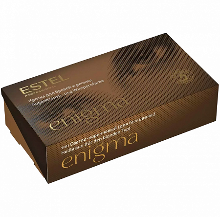 ESTEL Professional Краска для бровей и ресниц ENIGMA тон светло-коричневый
