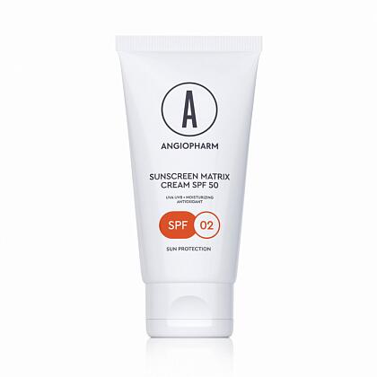 Angiopharm Солнцезащитный крем SPF 50, 50 мл