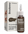 BrowXenna Хна для бровей Шатен #103, насыщенный серо-коричневый, (флакон)